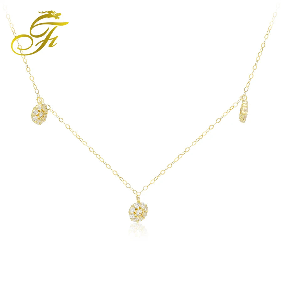 Wholesale Creative Design 18K Gold Chain Necklace Link Chain Choker for Wedding Elegant Pendant Neckpiece Jewelry Exhibition