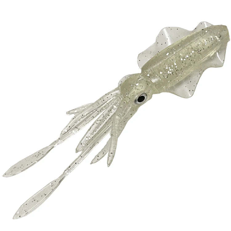 Tube Fishing Skirts Lures Octopus Lure Squid Rigs Transparent Soft Plastic Underwater Fishing PVC Plastic Customizable Swimming