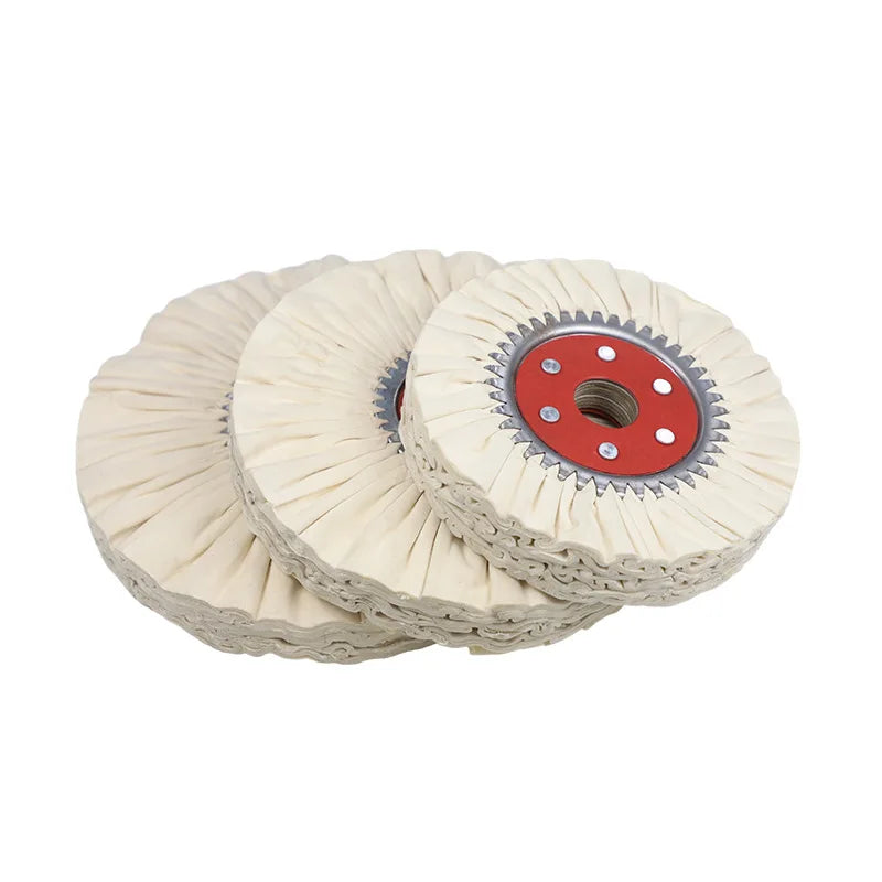 PMS 8inch Cast Iron Cotton Cloth Polishing Wheel Airway  Buffing Wheel Jean Buff Wheel