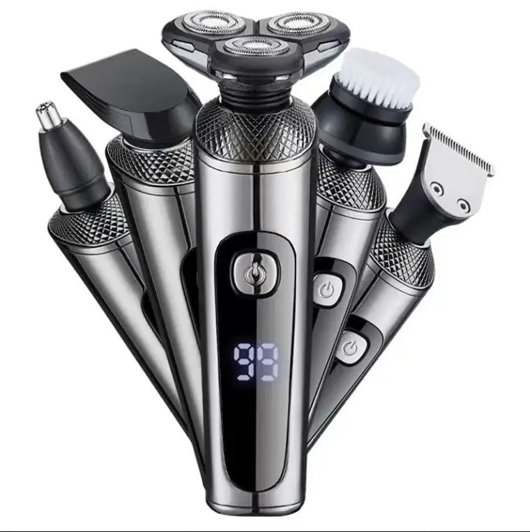 Multi Functional Shaver Men Battery Operated Electric Shavers High-power Rechargeable ShaverIpx7 Waterproof for Mens Shaver