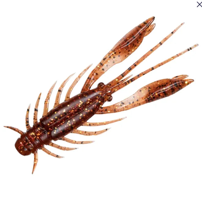 New TPR Floating Soft Lures 65mm 5pcs/Bag 4g Bionic Shrimp Soft Lure Crayfish Lures
