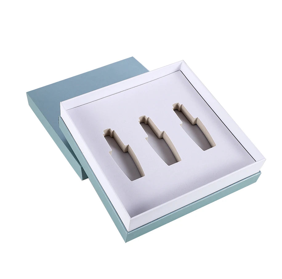 Custom Logo Printed Luxury Cosmetics Gift Box Rigid Cardboard Lid Base with Embossing & Matt Lamination for Face Cream Packaging