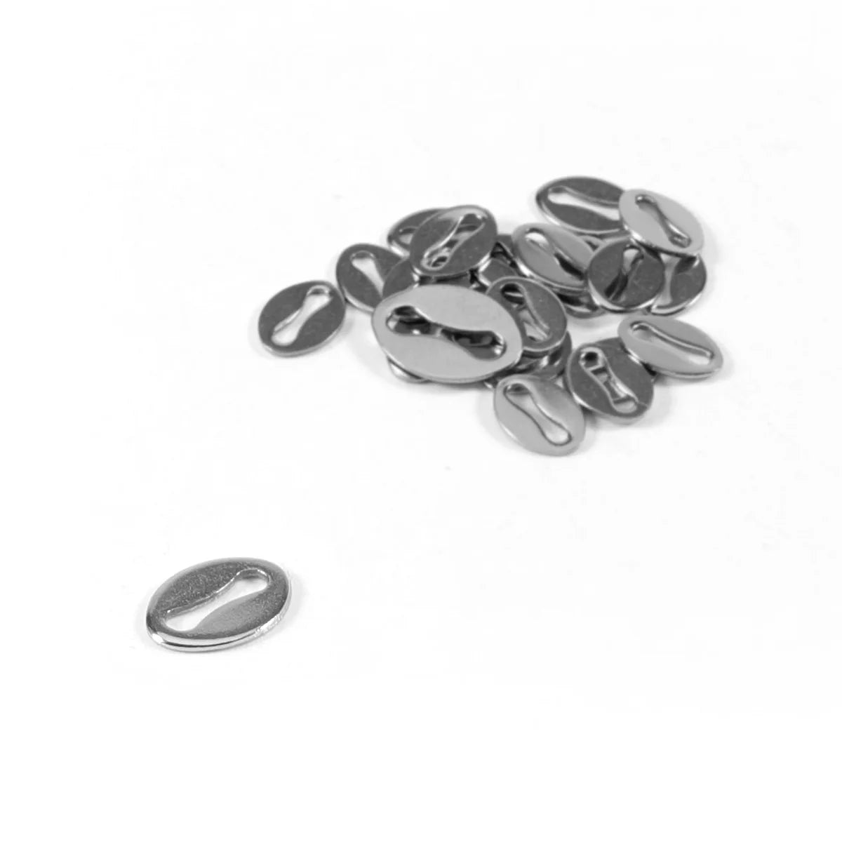 Hot Sale Wholesale Stainless Steel Coffee Beads Shape Connectors for DIY Bracelet Jewelry Findings & Components