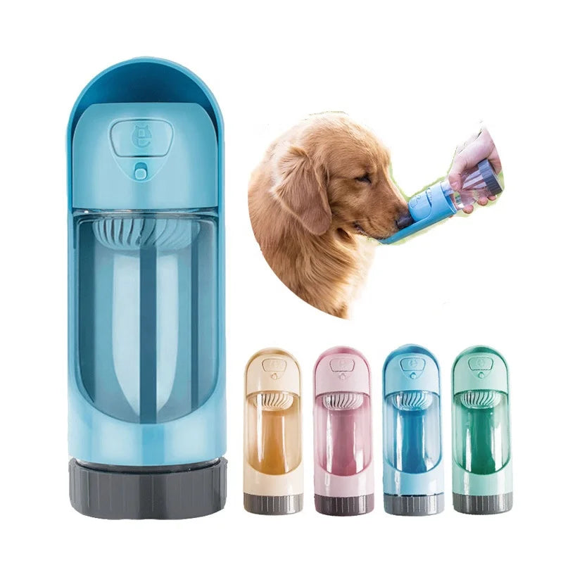 Portable 300ML Dog Watering Bottle New Design Eco-Friendly Pet Travel Water Container with Filler