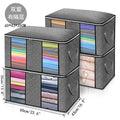 Storage Bag Closet Organizer Storage Cubes Clothes Storage Containers With Reinforced Handle