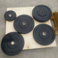 Black Bump Plates For Weight Lifting Rubber Bumper