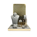 High quality gray jewelry showcase display props jewellery mannequin necklace bracelet display rack