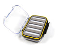 105*65*35mm Double Sided Waterproof Sea Fishing Box Clear Slit Foam Insert Fly Fishing Bait Storage Jig Box
