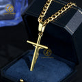 Fine Pendants Gold Plated 925 Sterling Silver Religious Necklace Wholesale Jewelry Jesus Cross Pendant for Party