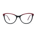 Round Cat Eye Acetate Frames for Unisex Reading Glasses-Stylish Fashionable Optical Trend