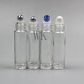 5ml Glass Perfume Bottle 10ml Amber Glass Bottle 5ml Amber clear Roller Bottle with Wooden Cap