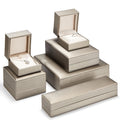 New Design square Gift Jewelry Box Luxury Ring Necklace Bangle Bracelet Sets Travel Big Drawing Leather Jewellery Storage Box