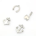 Stainless Steel Horseshoe Boat Anchor Pendant Fashion Punk Style Small Summer 2022 DIY Pendant Accessories