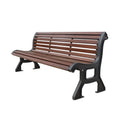 Outdoor Park Hardwood Wooden Bench Seat Outside Street Bench Seating Public Garden Patio Rustic Timber Chair Bench with Back
