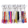 Dickmon Hot Sale Long Acrylic Keychain Card Puller Contactless Bank Card Holder with ATM Clip Credit Card Grabber for Nails