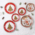 Custom Christmas Dinner Set New Xmas Style Ceramic Christmas Dishes and Plates for Home and Restaurant Use