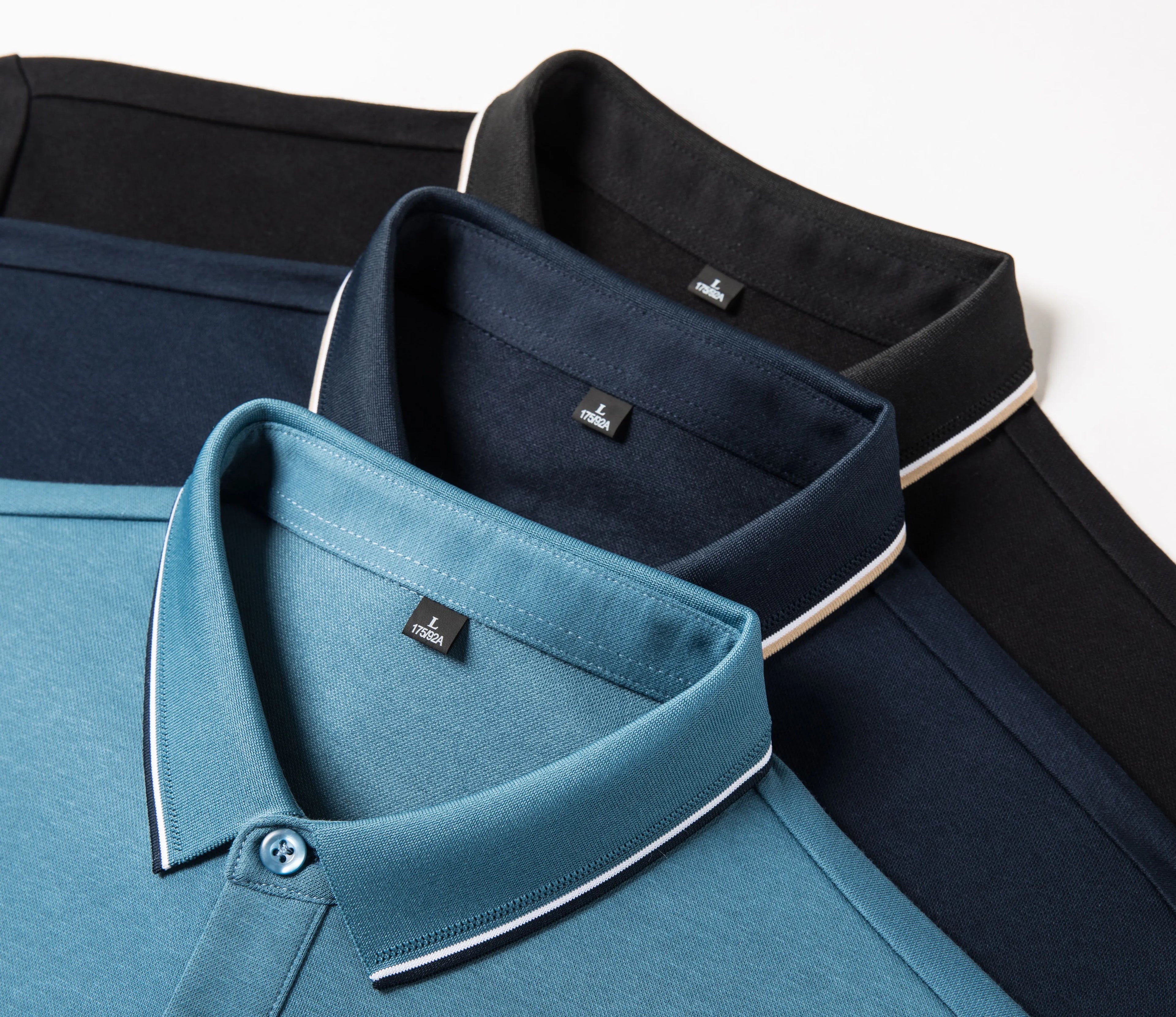 Custom logo Black Casual Anti-wrinkle Moisture Wicking Polo Luxury Tactical Cotton Shirt for Men Clothes Men Long Sleeve Polo