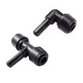 1/4'' Garden Aquarium Water Purifier Accessories Misting Nozzle System Fitting Tee Plug Elbow Slip Lock Quick Connector