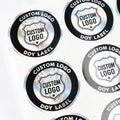 Round Hologram Label Wholesale Custom Printing Logo Die Cut Original Package Holographic Sticker for Hat