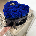 Custom Heart-Shaped Eternal Rose Box Forever Preserved Rose for Graduation or Mother's Day