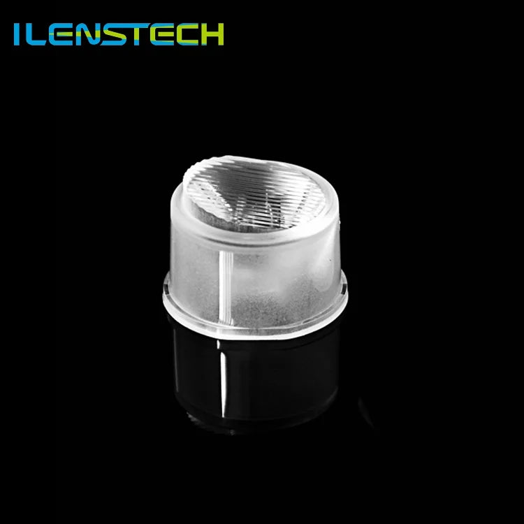 Ilenstech 23mm Led Lens 20x65 Degree Optics for Indoor Light / Asymmetric Led Lens