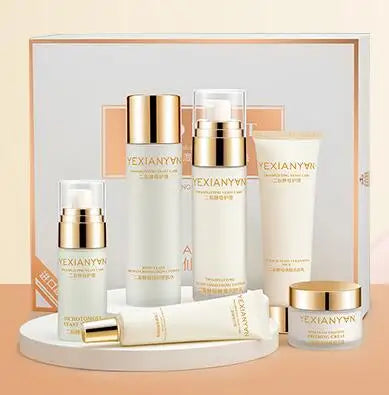 Private Label Natural Organic Face Skincare Moisturizing Rejuvenating Whitening Brightening  Skin Care Set