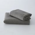 Microfiber Kitchen Towels Corn Kernel Premium Thickened Ultra Soft Absorbent Quick Drying Cleaning Dish Cloths 12''x12''  Grey