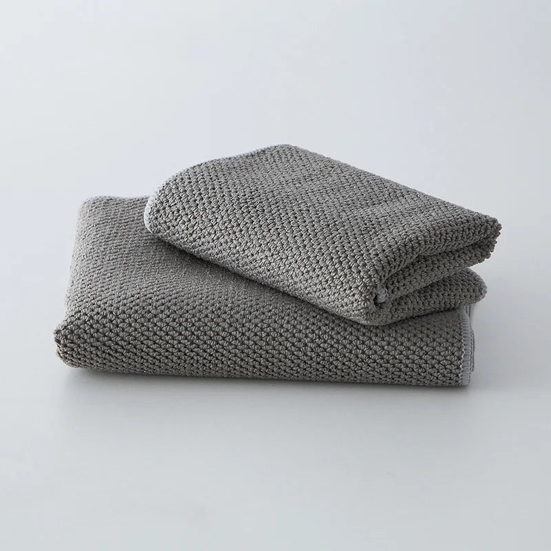 Microfiber Kitchen Towels Corn Kernel Premium Thickened Ultra Soft Absorbent Quick Drying Cleaning Dish Cloths 12''x12''  Grey