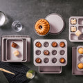 CHEFMADE 6 Cup Cavities Non-stick Metal Carbon Steel Cannele  Cake  Mold