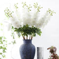 Fake Single Stem Delphinium Violet Hyacinth Flowers Bouquet Decoration Latex Real Touch Artificial Flower