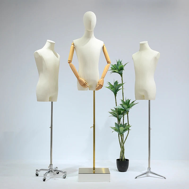 Popular Male Half Body Mannequin With Arms