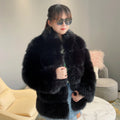 Janefur Dropshipping Custom Color Faux Fur Coat Women Long Fake Fur Jacket