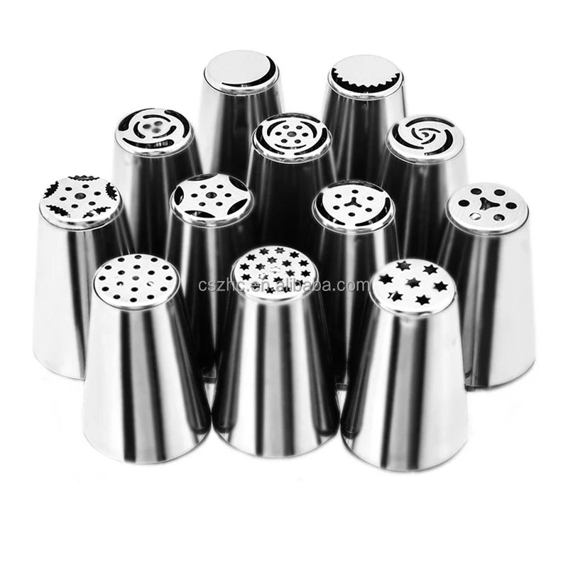 Premium Decorating Baking Supplies Tips Russian Tulip Flower Shaped Icing Piping Nozzles