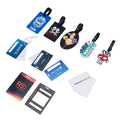 Hot-selling Custom PVC Luggage Tag Sublimation Plastic Loop Strap Rubber Luggage Tag Hard PVC Luggage Tag