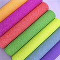 Neon Chunky Glitter Fabric Leather for Bows Shoes & Accessories