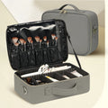 Eco-friendly PVC Open Travel Large Capacity Multi Functional Cosmetic Makeup Bag Organizer Accessories Case