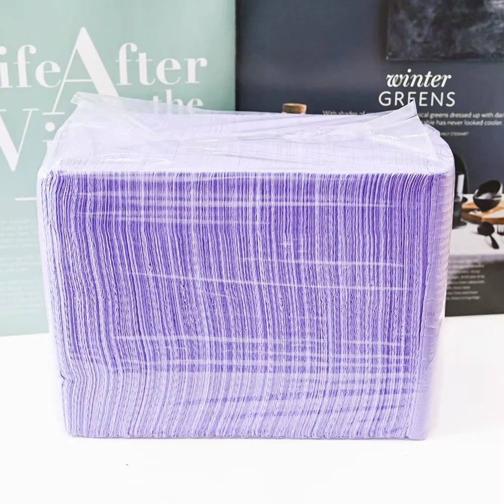 125Pcs/bag Disposable Tattoo Table Nail Mats Tattoo Clean Pad Mat Waterproof Paper Tablecloths Double Layer Sheets Dental Pads