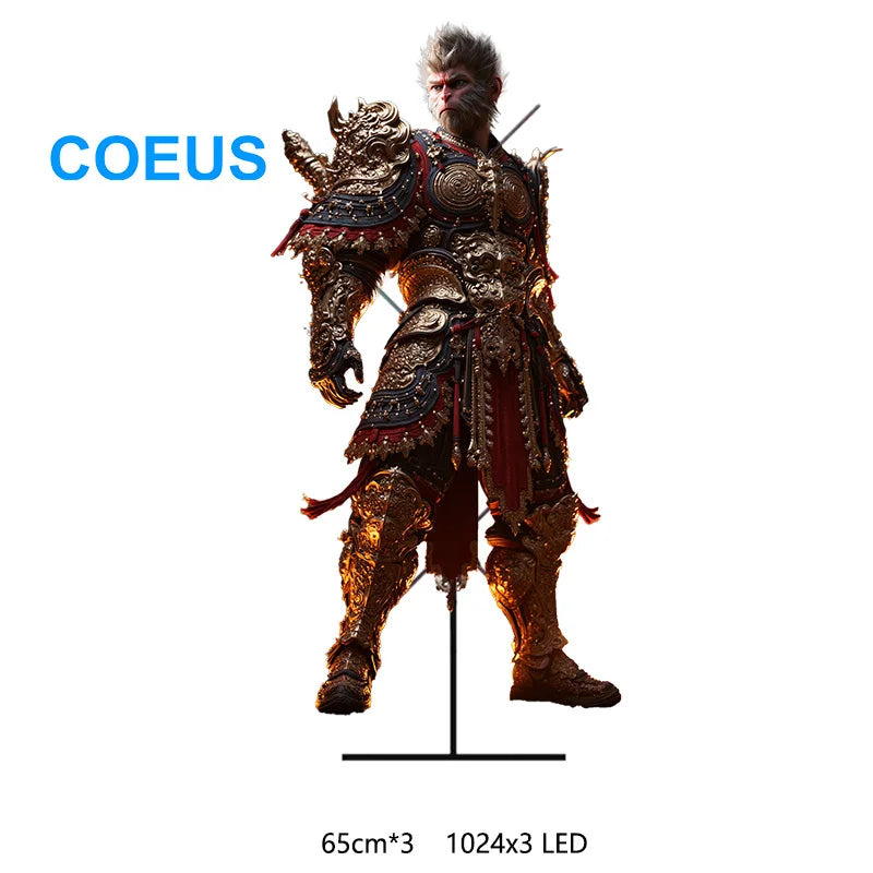 COEUS 1024LED 1*3 Splicing Billboard Projector 3D Holographic Fans Trending Ventilador Advertising Machine Popular for Education