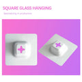 TS-K266A 10.5*10.5CM Glass Frame Hanging Hook Mirror Glass Flat Panels Hardware Mirror Hangers Hook