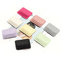 Pofeis Genuine Sheepskin Leather Fashion Woman Business Bank Credit Card Holder