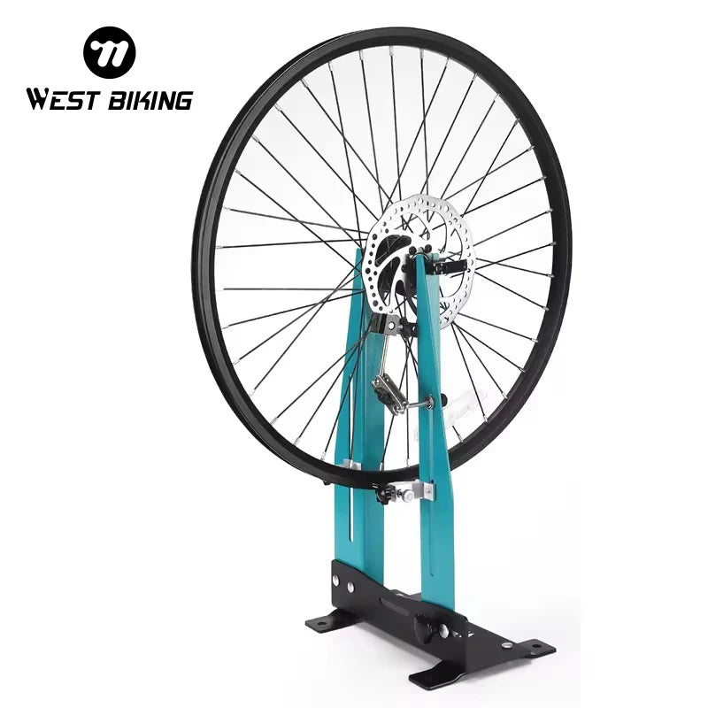 WEST BIKING Bicycle Multi-function Wheel Truing Table Bicycle Calibration Stand Bike Wheel Maintenance Rims Correction Stand