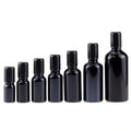 In Stock 5ml 10ml 15ml 20ml 30ml 50ml 100ml Shiny Black Glass Roll on Bottle for Perfume/essential Oil