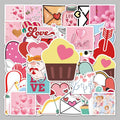 50PCS Factory Wholesale Creative Holiday Series Personality Decorative Valentine's Day Stickers Guitar Desktop Headset Stickers