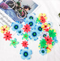 Food Grade Kangkai Cake Supplier 40pcs Edible Cupcake Toppers Flower Wafer Paper for Baking Girl Birthday Party Mix Size Color