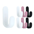 Prodigy Heavy Duty Self-Adhesive White Eco-Friendly Kitchen Towel Hook Plastic Design Easy Installation