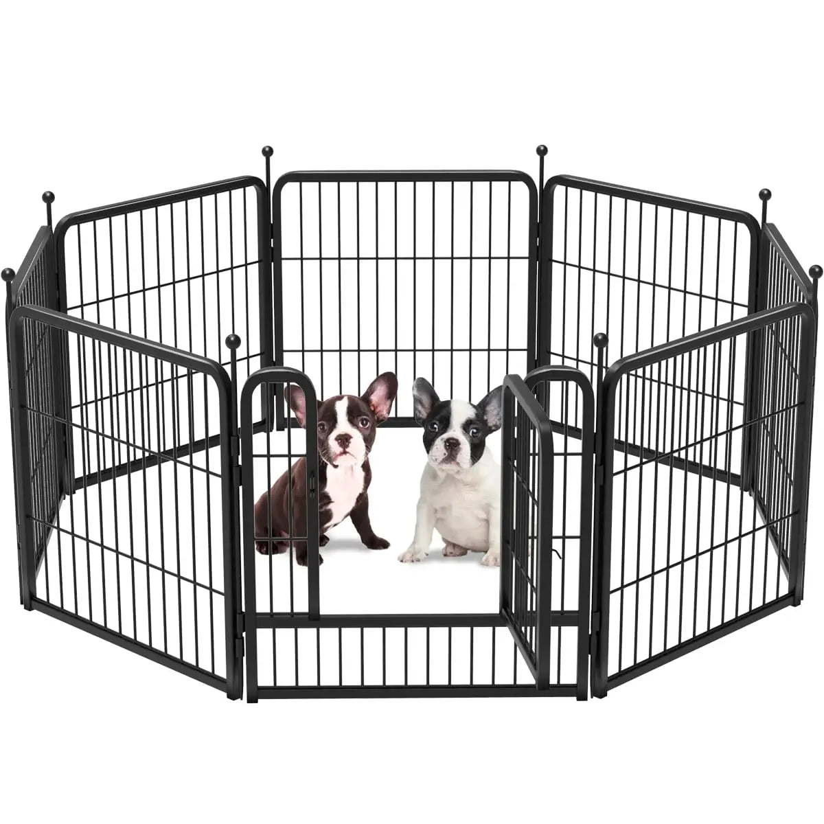 Different Size Dog Fence Foldable Dog Playpen Fence Cage Temporary Large Dog Kennel Outdoor