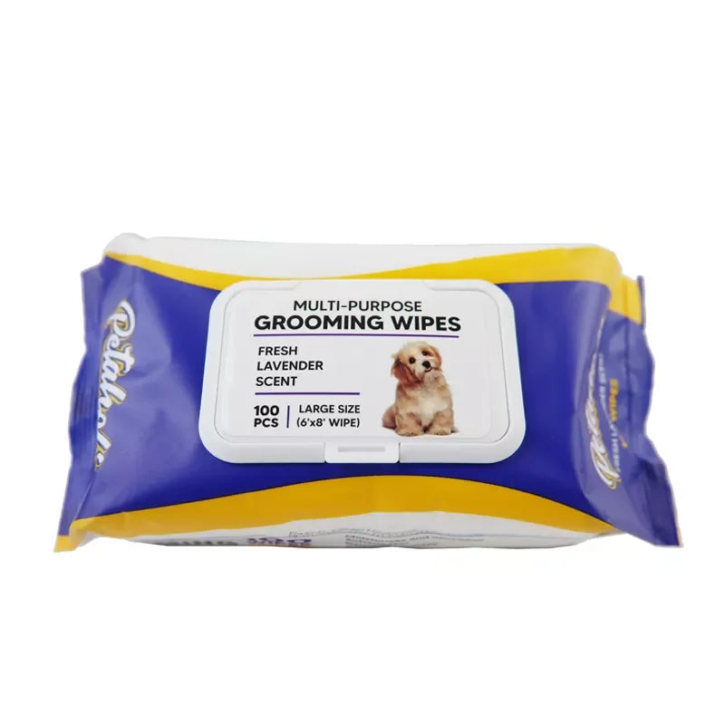 Biodegradable Pet Wipes Cleaning Wipes Pet Wipes Aloe Vera Vitamin E Custom Pet Dog cat Organic