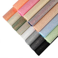 Elastic Green Solid Color Fluorescent Fine Glitter Leather Fabric Sheets Elastic Backing for Hair Bow Shoes Accessories
