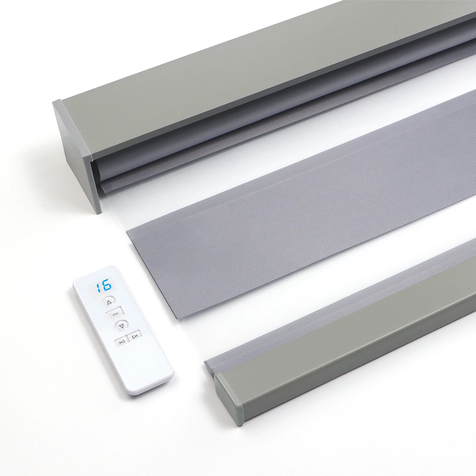Customized Size Dual Layer Day and Night Blackout WIFI Alexa Smart Screen Fabric One Way Motorized Zebra Blinds