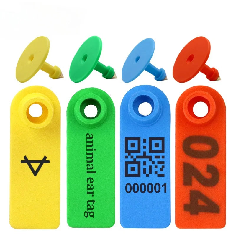 PE Sheep Ear Tag Color Customizable Ear Tag for Sheep Ear Marking Tag for Goat MegaBDM